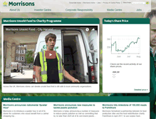 Tablet Screenshot of morrisons-corporate.com